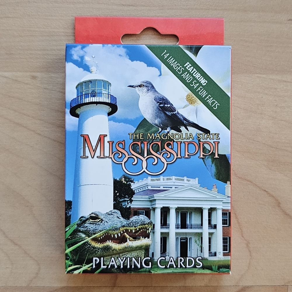 NWOT Playing Cards Souvenir "Mississippi"